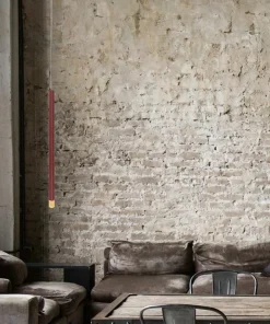 Outlet Sklep Kaja Ozdobna, punktowa lampa wisząca tuba LP-894/1P RED LUNGO | Kaja