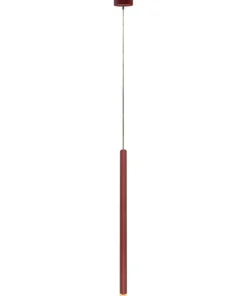 Outlet Sklep Kaja Ozdobna, punktowa lampa wisząca tuba LP-894/1P RED LUNGO | Kaja