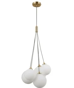 Store Sklep Kaja Ozdobna, złota lampa wisząca z kulami PND-54456-5-HB z serii PERLOS
