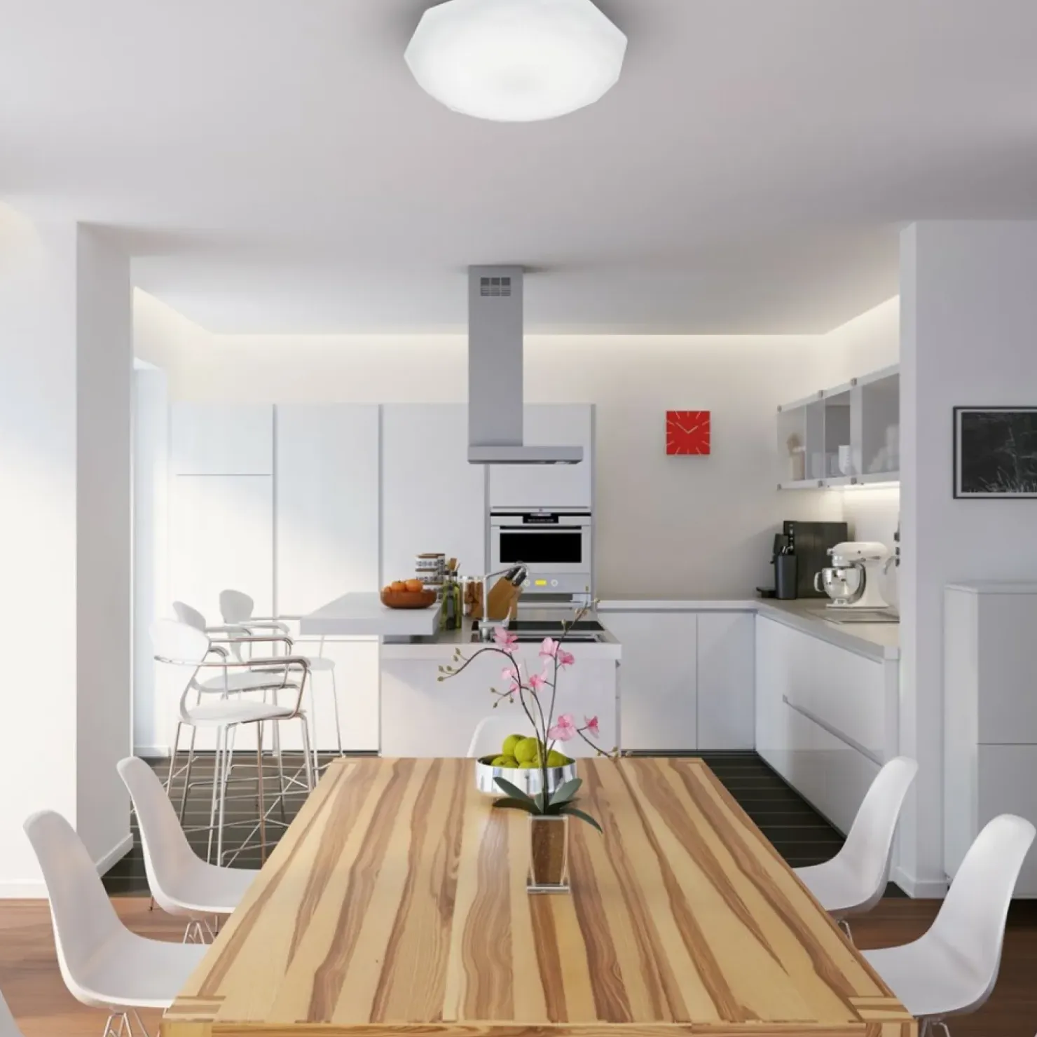 Ozdobny plafon LED z neutralnym światłem EK76189 HEX | Kaja*Sklep Kaja Flash Sale