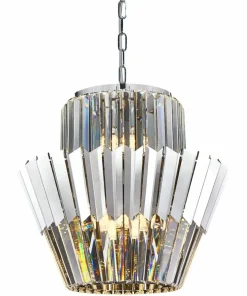 Best Sale Sklep Kaja Pałacowa, kryształowa lampa wisząca do salonu ML0414 DONNA | Kaja