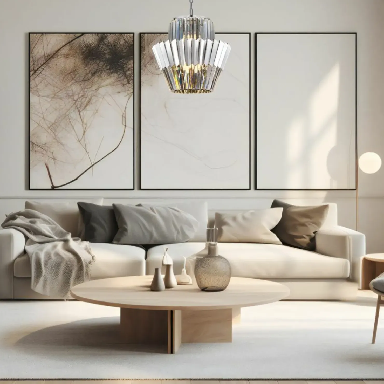 Best Sale Sklep Kaja Pałacowa, kryształowa lampa wisząca do salonu ML0414 DONNA | Kaja