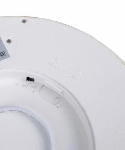 Płaska, drewniana lampa LED, koło 30cm ABR-PLO-OCED-24W MAZE | Kaja*Sklep Kaja Sale