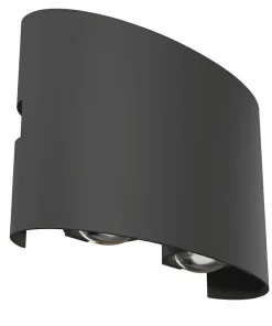 Płaski kinkiet zewnętrzny, światło LED 12cm O417WL-L4GR3K STRATO*Sklep Kaja Sale