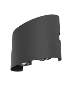 Płaski kinkiet zewnętrzny, światło LED 12cm O417WL-L4GR3K STRATO*Sklep Kaja Sale