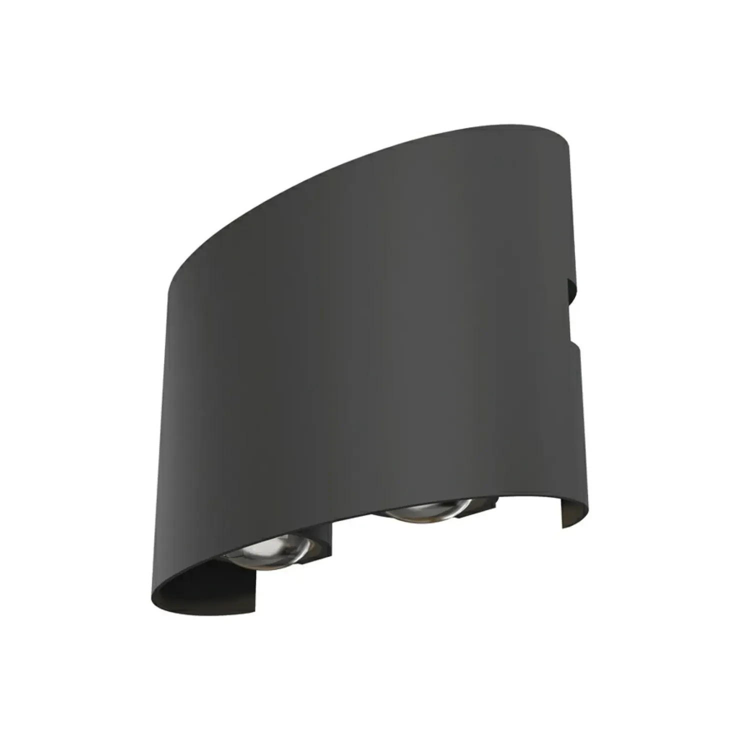 Płaski kinkiet zewnętrzny, światło LED 12cm O417WL-L4GR3K STRATO*Sklep Kaja Sale