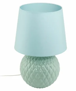 Pastelowa, zielona lampka z miętowym abażurem TK 5903 SANTANA | Kaja*Sklep Kaja Sale