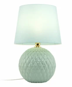 Pastelowa, zielona lampka z miętowym abażurem TK 5903 SANTANA | Kaja*Sklep Kaja Sale