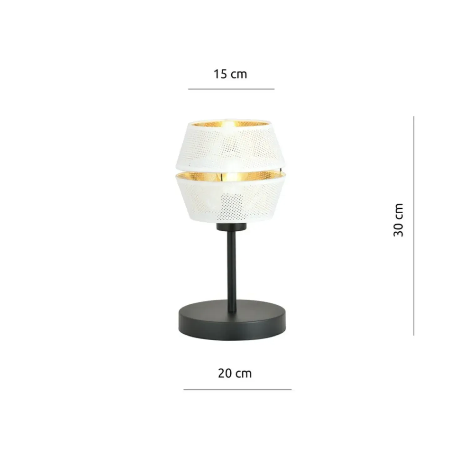 Perforowana lampka - ciekawy efekt świetlny 1184/LN z serii MALIA*Sklep Kaja Hot