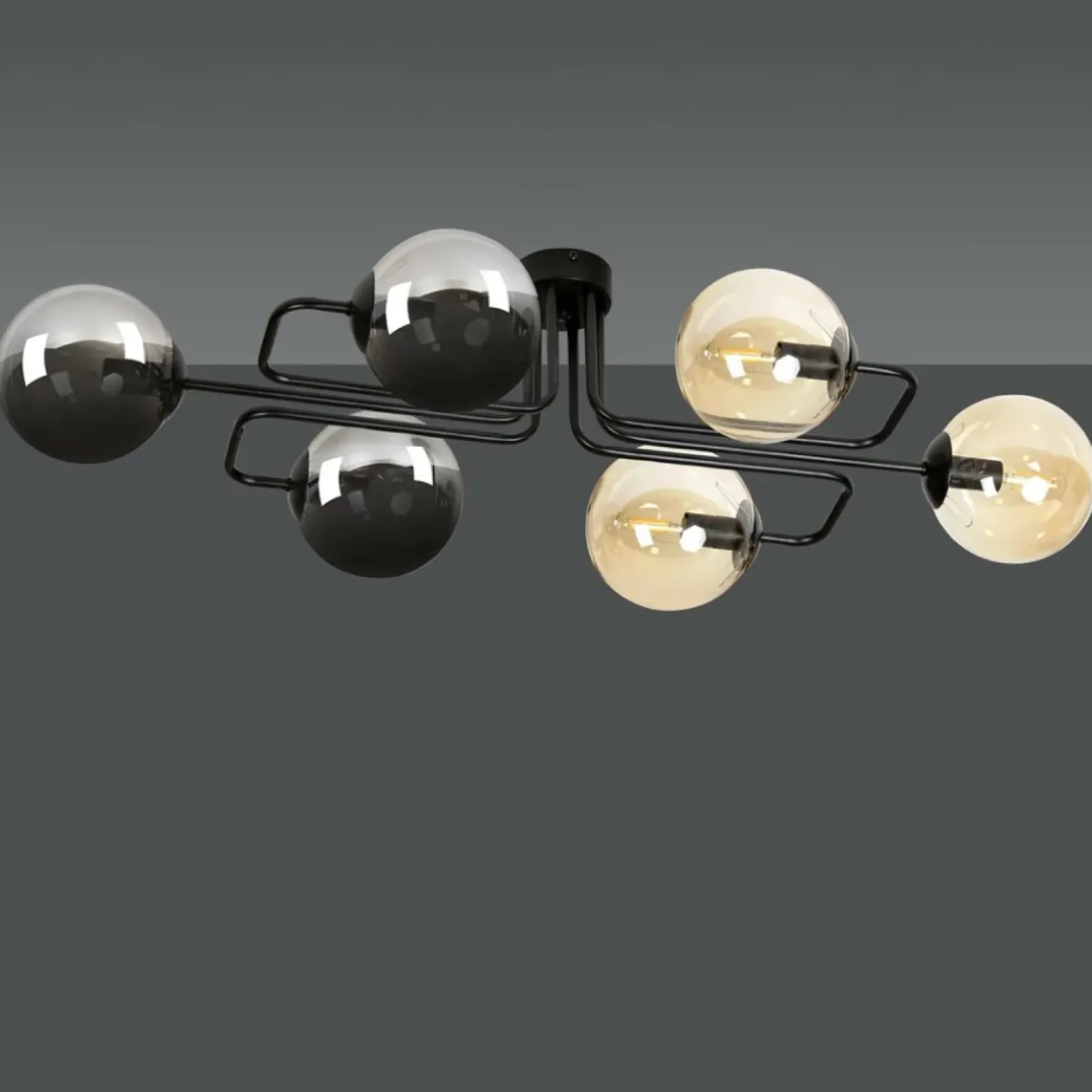 Online Sklep Kaja Personalizowana lampa sufitowa z kloszami 834/6A2 | Kaja Oświetlenie