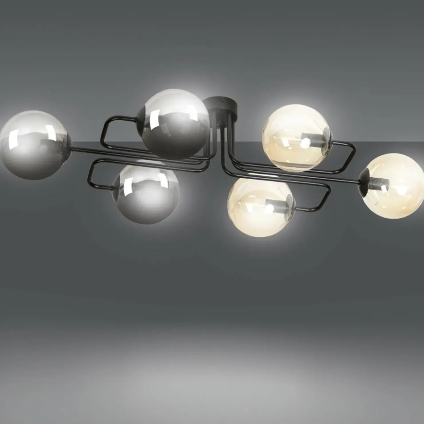 Online Sklep Kaja Personalizowana lampa sufitowa z kloszami 834/6A2 | Kaja Oświetlenie