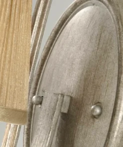 Piaskowo-srebrna lampa ścienna FE-ABBEY1 z serii ABBEY*Sklep Kaja Cheap
