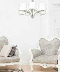 Pięcioramienna, pozłacana lampa wisząca K-4081 SOFIA | Kaja*Sklep Kaja Cheap