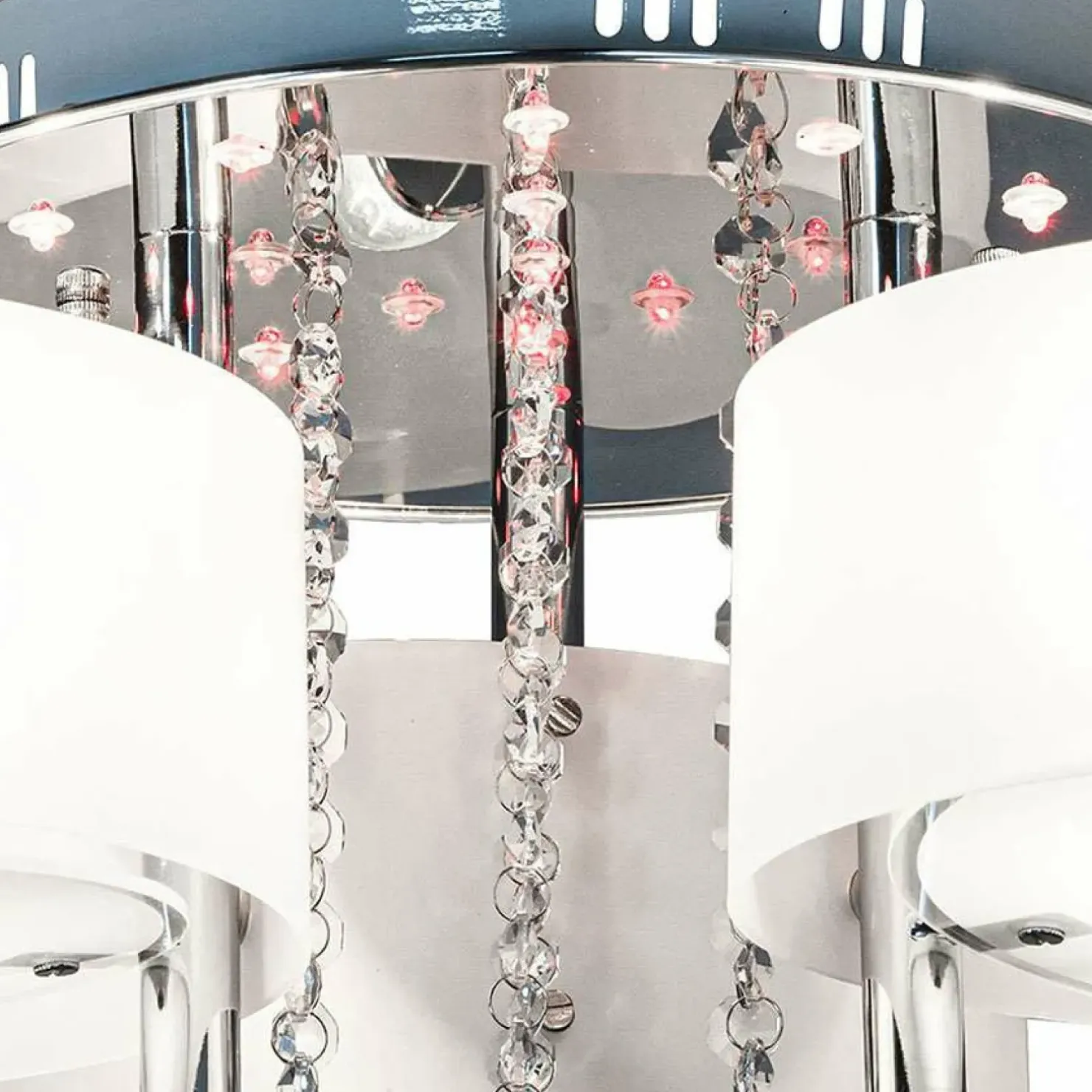 Store Sklep Kaja Piękna lampa sufitowa z funkcją sleep DRS8006/3 8C | Kaja Oświetlenie chrom