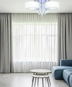 Store Sklep Kaja Piękna lampa sufitowa z funkcją sleep DRS8006/3 8C | Kaja Oświetlenie chrom