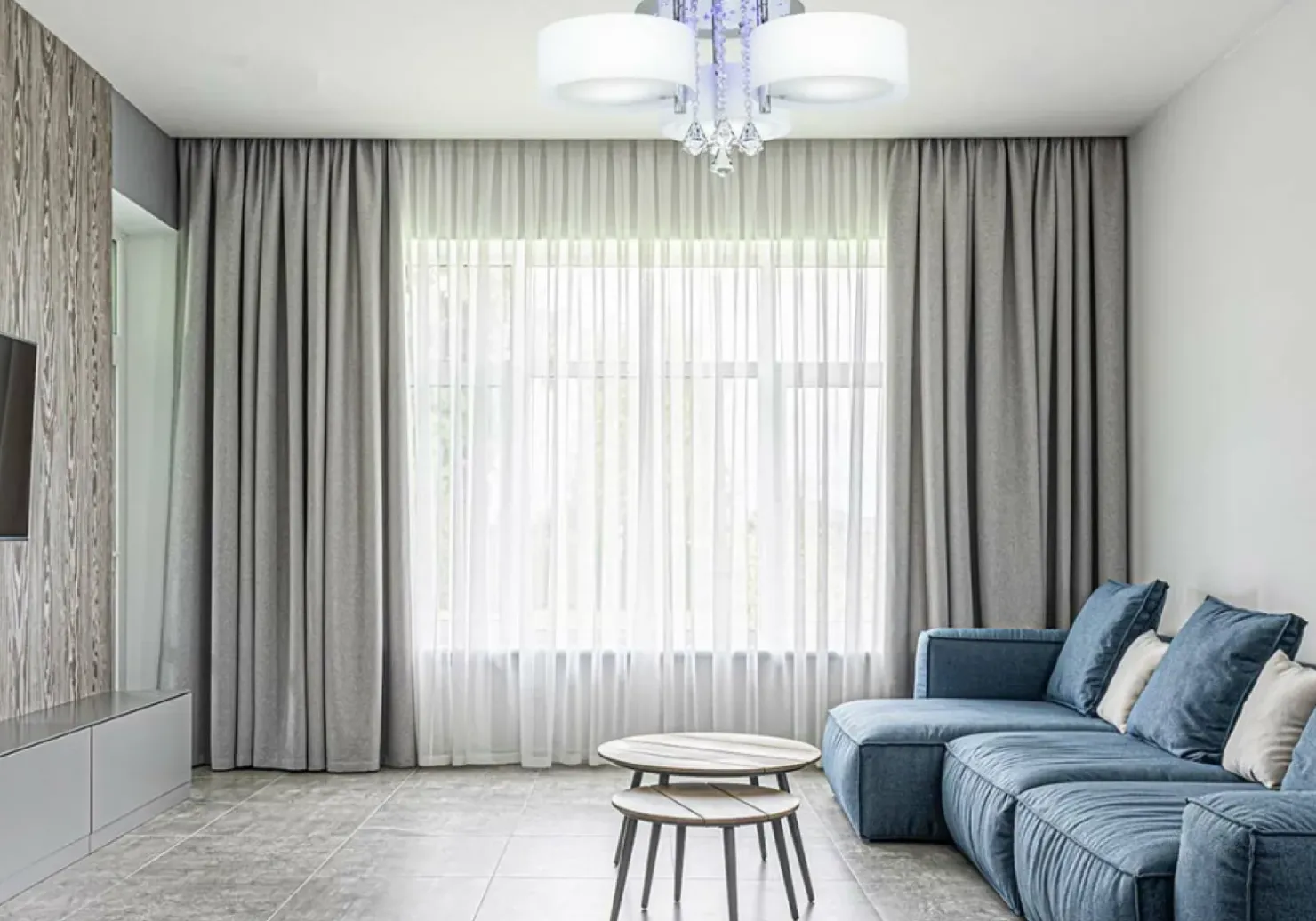 Store Sklep Kaja Piękna lampa sufitowa z funkcją sleep DRS8006/3 8C | Kaja Oświetlenie chrom