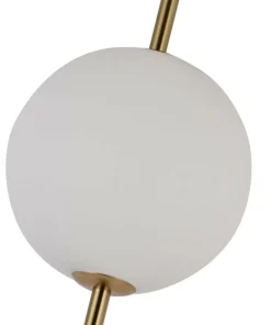 Flash Sale Sklep Kaja Pionowa, złota lampa wisząca, zmienna barwa LP-002/3V DORADO | Kaja