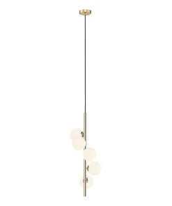 Best Sale Sklep Kaja Pionowa, złota lampa wisząca do kuchni P0574-05E-F7AA ARCTURUS | Kaja