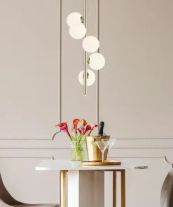 Best Sale Sklep Kaja Pionowa, złota lampa wisząca do kuchni P0574-05E-F7AA ARCTURUS | Kaja