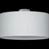 Plafon ⌀80cm z prążkowanym, białym abażurem 67542 NODO | Kaja*Sklep Kaja Flash Sale