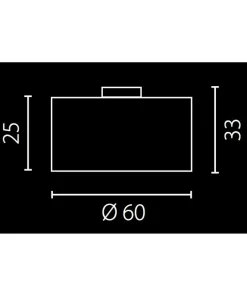 Plafon do sypialni ⌀60cm z ozdobnym abażurem 67603 NODO | Kaja*Sklep Kaja New