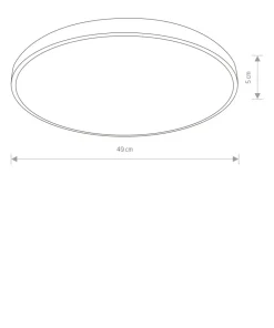 Plafon LED do łazienki IP44 ⌀49cm 3000K 10979 AGNES LED | Kaja*Sklep Kaja Sale