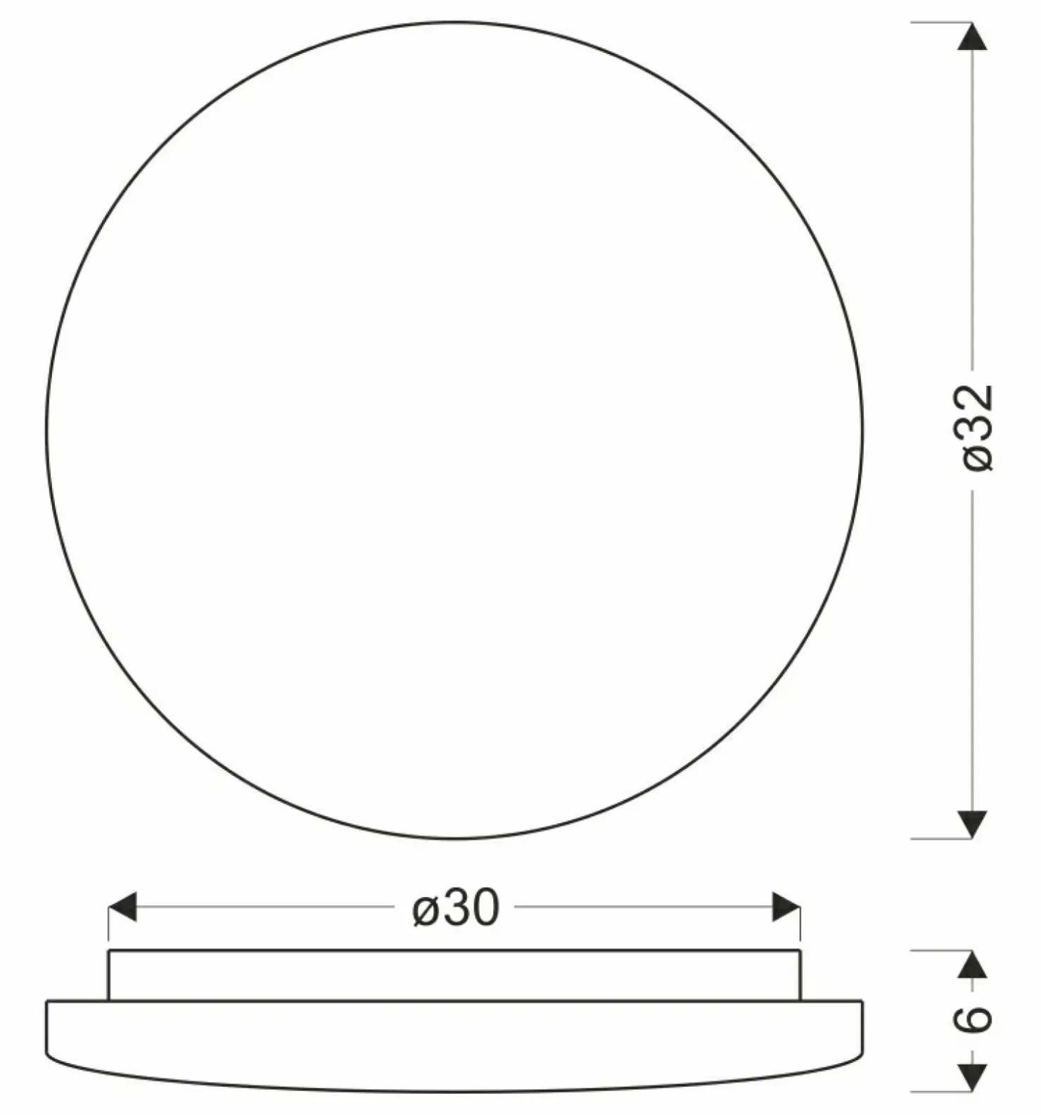 Plafon LED do klasycznego wnętrza ⌀32cm 13-28839 LINDA | Kaja*Sklep Kaja Clearance