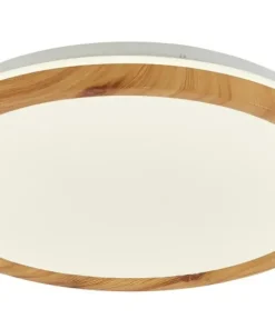 Plafon LED drewniany okrągły LEDEA 50333113 KATO | Kaja Oświetlenie*Sklep Kaja Online