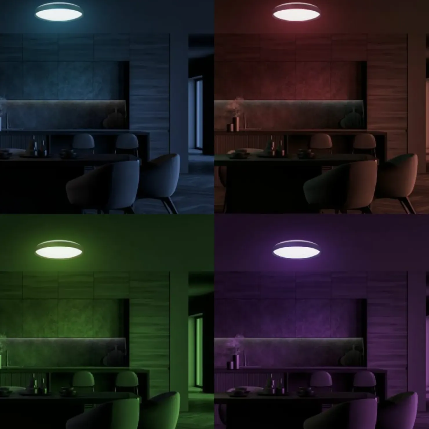 Plafon LED sterowany pilotem, kolorowe światło ML9965 RONDO | Kaja*Sklep Kaja Sale