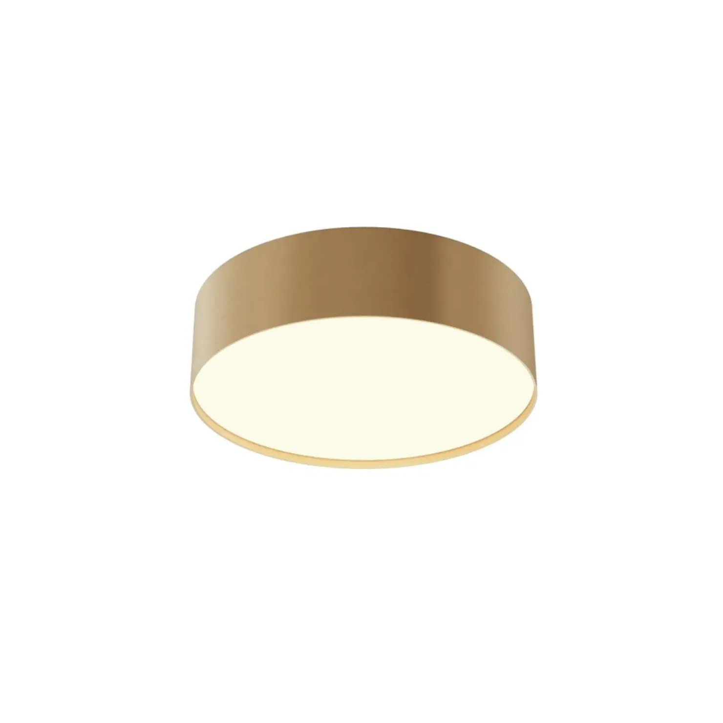 Plafon LED w kolorze złota, moc 24W C032CL-24W3K-RD-MG z serii ZON*Sklep Kaja Fashion