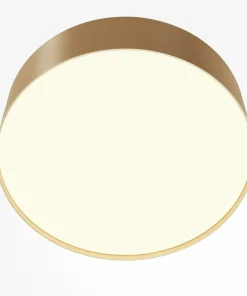 Plafon LED w kolorze złota, moc 24W C032CL-24W3K-RD-MG z serii ZON*Sklep Kaja Fashion