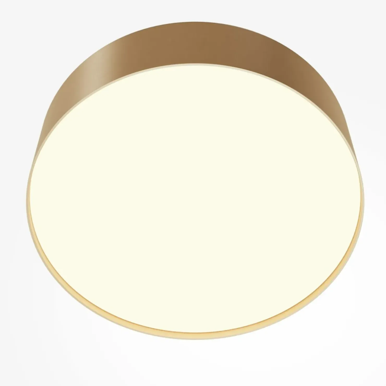 Plafon LED w kolorze złota, moc 24W C032CL-24W3K-RD-MG z serii ZON*Sklep Kaja Fashion