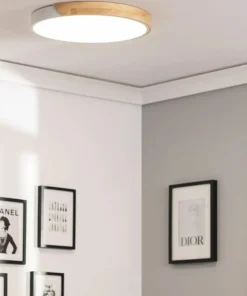 Plafon LED z dodatkiem drewna ⌀50cm ABR-PLOL-B-40W LAGIO | Kaja*Sklep Kaja Sale