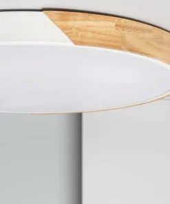 Plafon LED z dodatkiem drewna ⌀50cm ABR-PLOL-B-40W LAGIO | Kaja*Sklep Kaja Sale