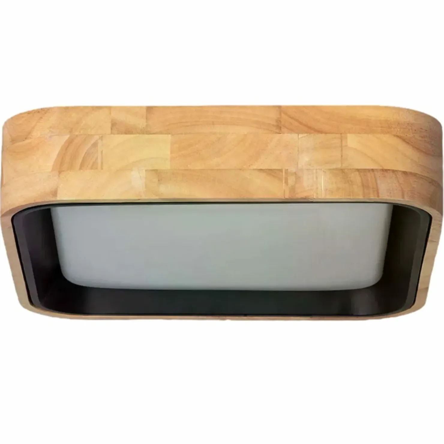 Plafon LED z elementami drewna ABR-PLKDM-15W-CCT NATURALE | Kaja*Sklep Kaja Fashion