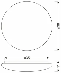 Plafon LED z neutralnym światłem ⌀38cm 13-28808 BELINA | Kaja*Sklep Kaja Cheap