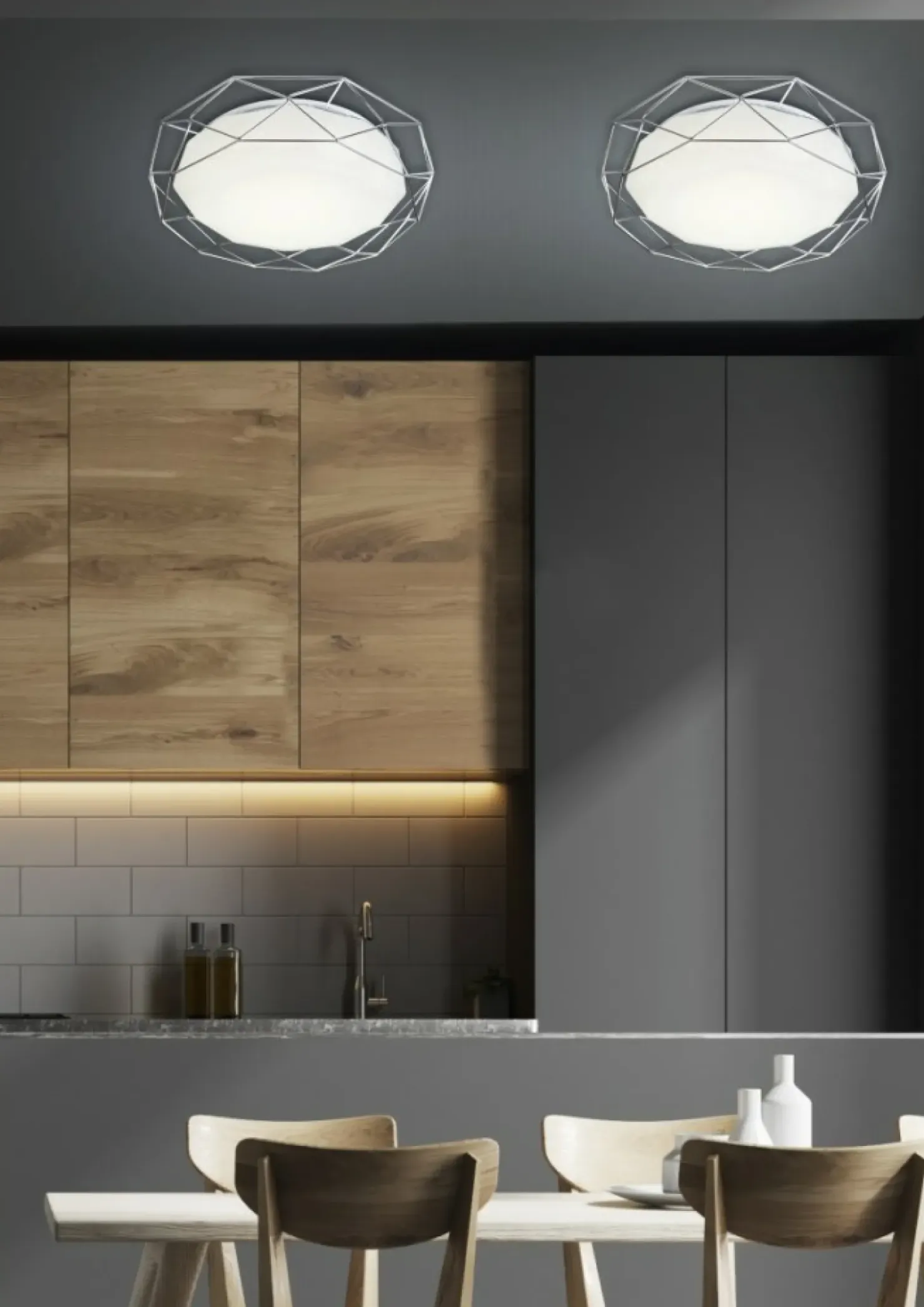 Plafon LED z ozdobnym kloszem ⌀43 98-66237 SVEN | Kaja Oświetlenie*Sklep Kaja Best Sale