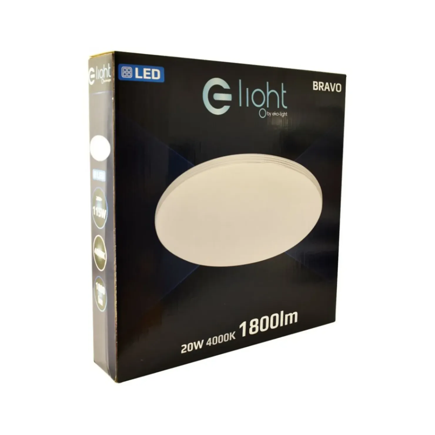 Plafon LED ze srebrną ramką LED ⌀39cm 4000K ML4268 BRAVO | Kaja*Sklep Kaja Shop