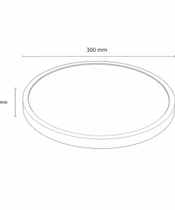 Plafon LED ze zmienną barwą ⌀30cm LP-2505/1C-30 BK CALIFORNIA | Kaja*Sklep Kaja Store