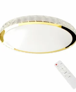 Plafon LED ze zmienną barwą ML8130 LAYLA ŚCIEMNIALNY + PILOT | Kaja*Sklep Kaja Shop