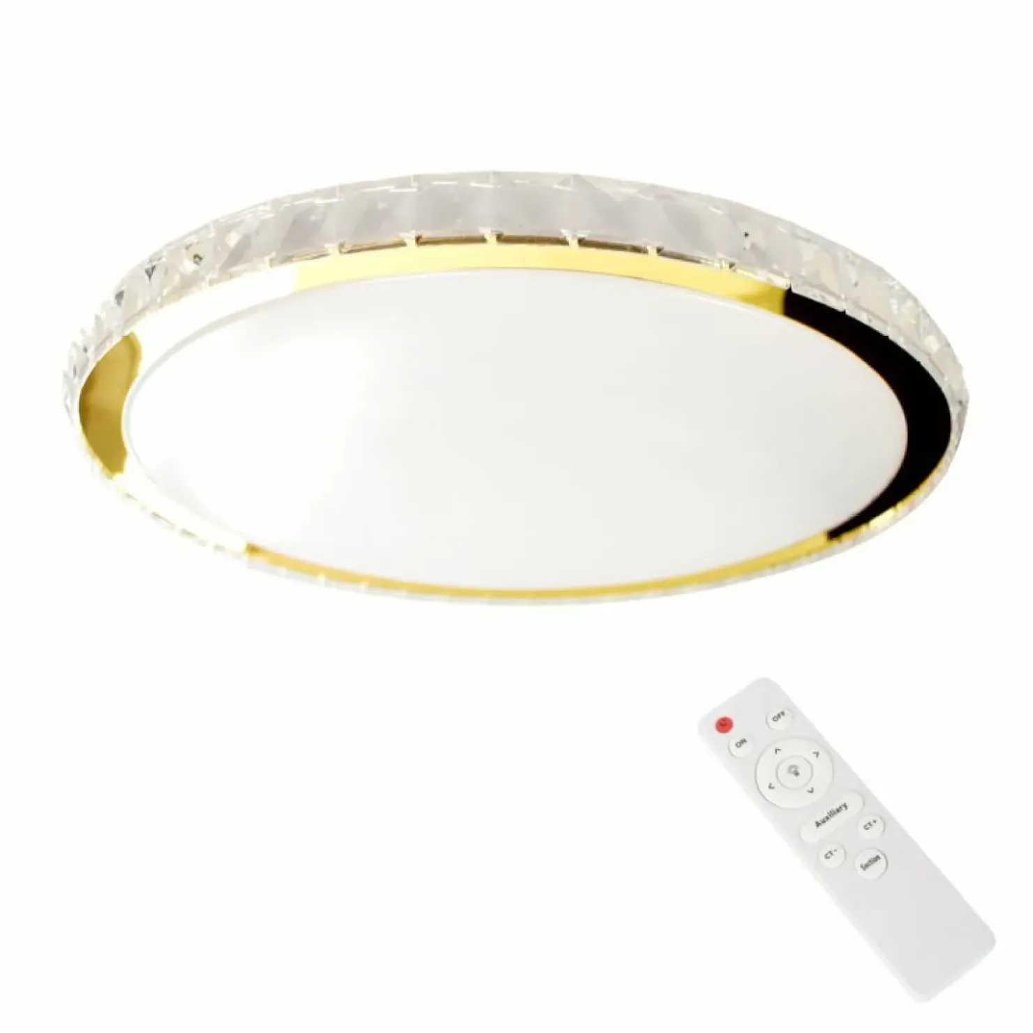 Plafon LED ze zmienną barwą ML8130 LAYLA ŚCIEMNIALNY + PILOT | Kaja*Sklep Kaja Shop