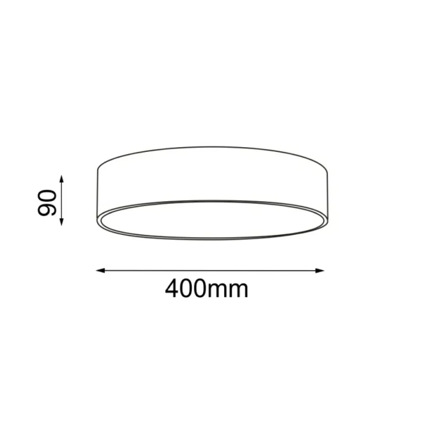 Plafon na klasyczne żarówki E27 ⌀40cm ANT 1248 SENGO | Kaja*Sklep Kaja Clearance