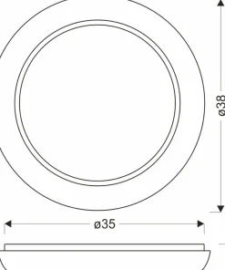 Plafon natynkowy do korytarza i sypialni 13-34243 GILLY | Kaja*Sklep Kaja Discount