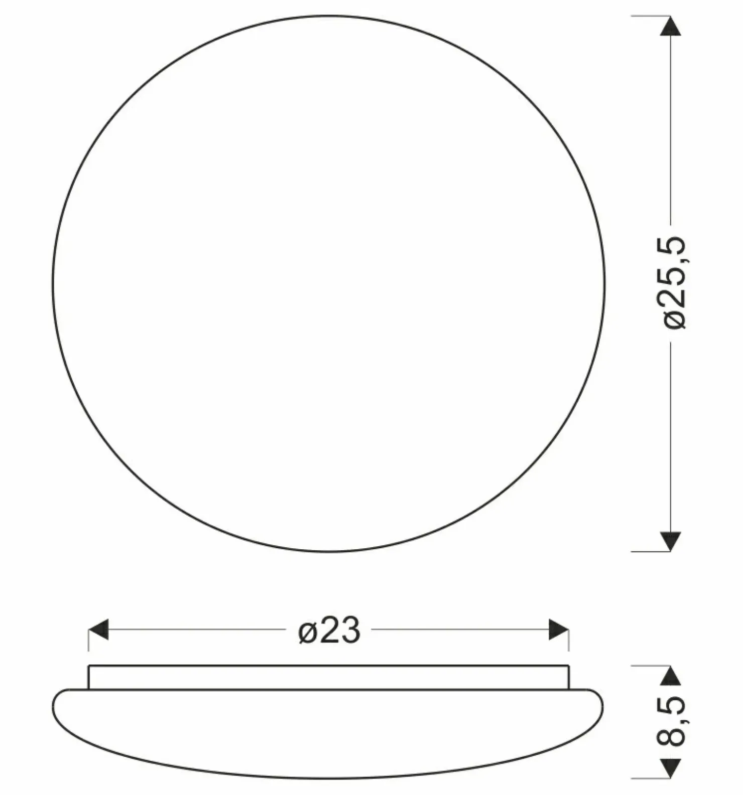 Plafon natynkowy z neutralnym światłem ⌀25,5cm 12-28785 BELINA | Kaja*Sklep Kaja Hot