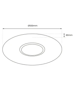 Plafon sufitowy ze zintegrowanym LED-em ML8233 z serii SPARKY | Kaja Oświetlenie*Sklep Kaja Flash Sale