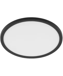 Plafon w kolorze czarno-białym, średnica 50cm IP54 TK 6905 z serii AQUA*Sklep Kaja Online