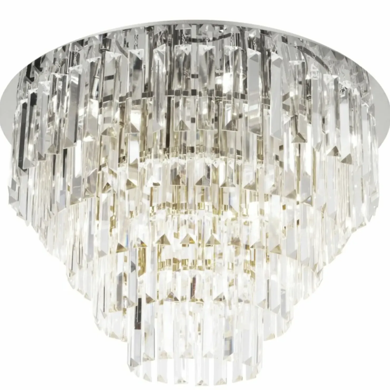 Plafon w stylu glamour, wiszące kryształki MX C0225 MONACO | Kaja*Sklep Kaja Shop