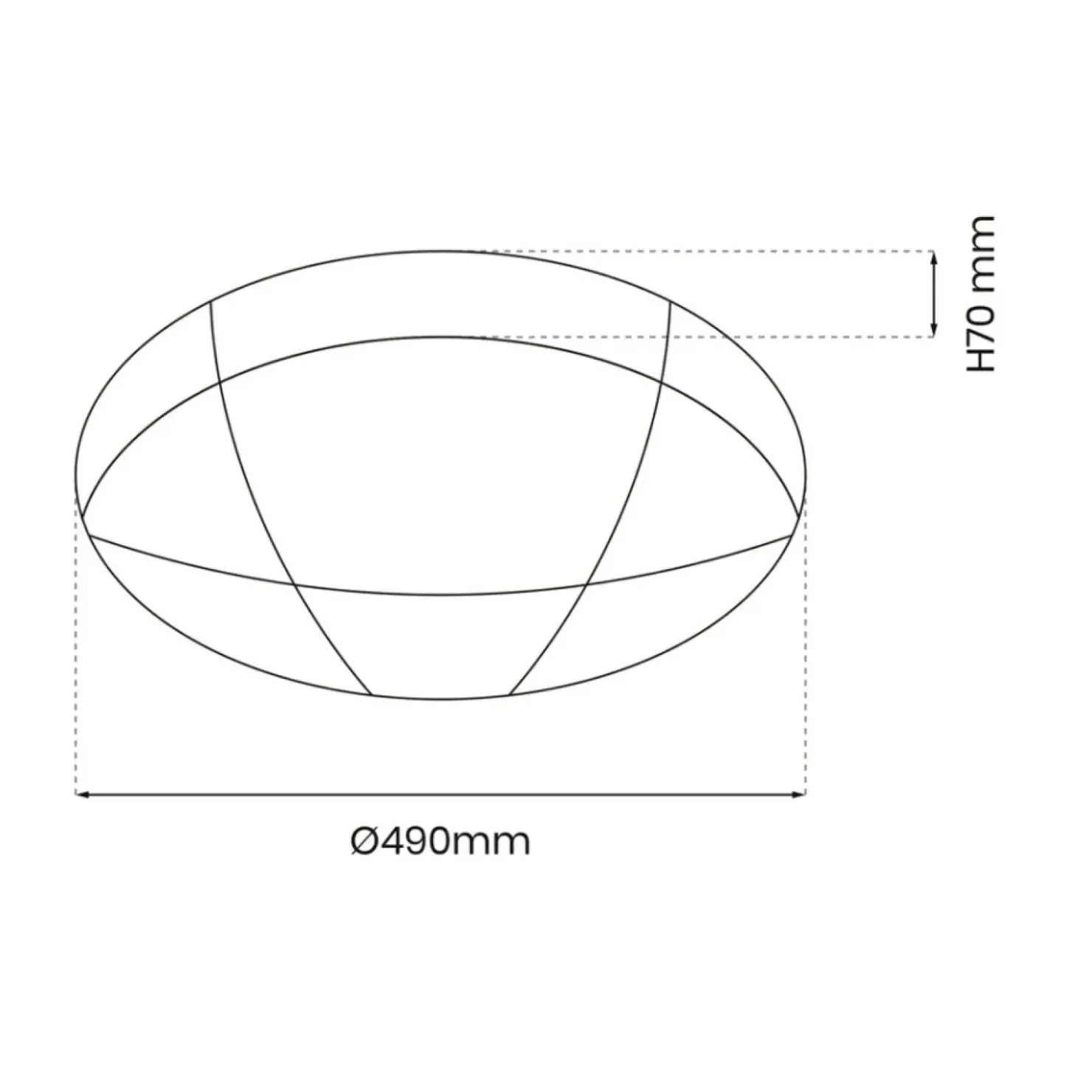 Plafon ze zintegrowanym LED-em, do sypialni ML6174 z serii BOB | Kaja Oświetleni*Sklep Kaja Best