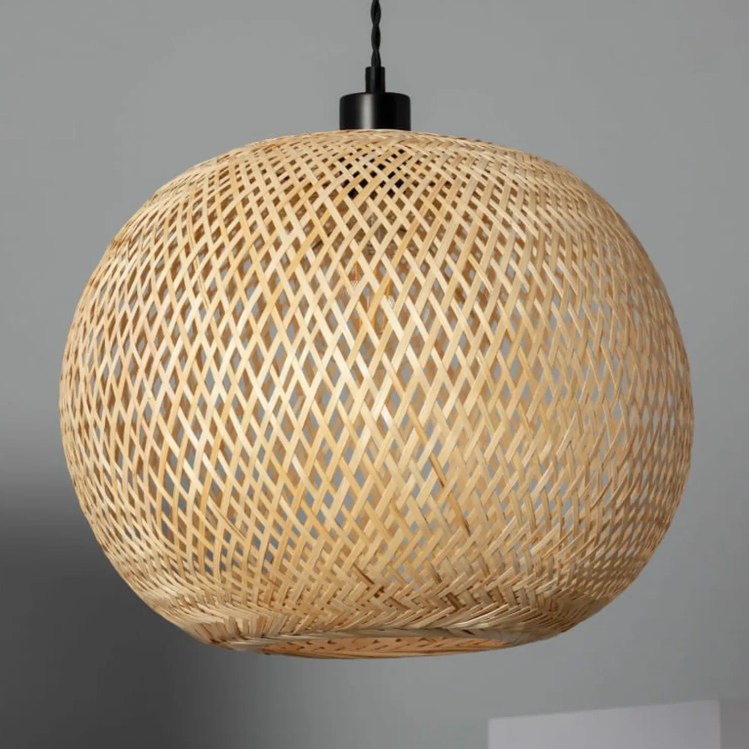 Outlet Sklep Kaja Pleciona lampa do pokoju dziecięcego ABR-NLW28-BH-E27 BOHO | Kaja brązowy