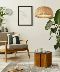 Flash Sale Sklep Kaja Pleciona, naturalna lampa wisząca ABR-NLW36-BH-E27 BOHO | Kaja brązowy